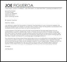 Teacher Job Application Letter Format