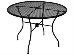 Wrought Iron Round Dining Table