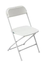 2250w plastic folding chair white