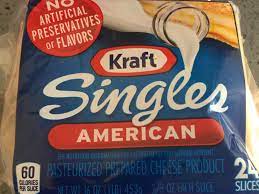 singles american cheese nutrition