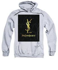 Yves Saint Laurent Ysl Black And Gold Lifestyle And Fashion Sweatshirt