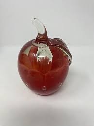 Joe St Clair Art Glass Apple