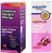 Allegra Vs Equate Allergy Relief Difference And Comparison