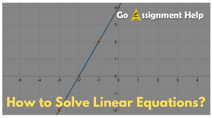 How To Solve A Linear Equation