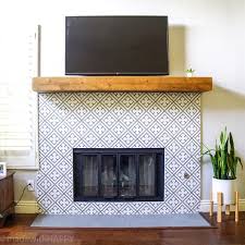 Modern Fireplace Makeover Made With Happy