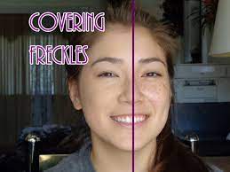how to cover up freckles you