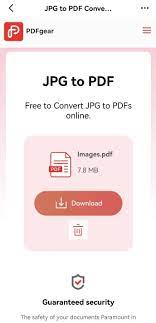 convert picture to pdf on iphone