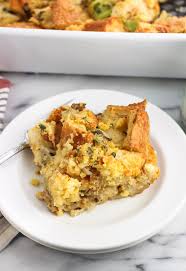 It's just right, as far as the amount of sugar. Gruyere Cornbread Strata My Sequined Life