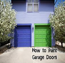 Paint A Steel Or Aluminum Garage Door
