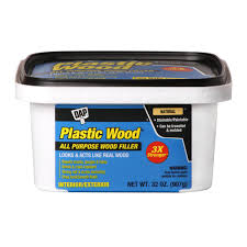 The complete deck has been stripped of old varnish etc., and sanded. Dap Plastic Wood 32 Oz Natural Latex Wood Filler 00525 The Home Depot
