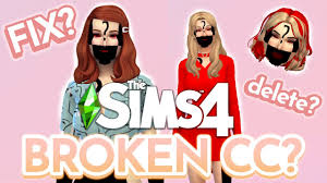 sims 4 red and white question mark skin