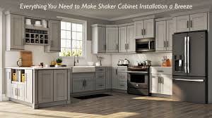 shaker cabinet installation