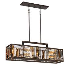 Quoizel Crossing Bronze Casual Transitional Kitchen Island Light In The Pendant Lighting Department At Lowes Com