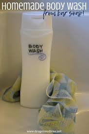 how to make body wash from bar soap