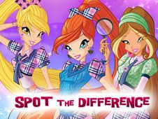 winx club spot the differences winx games