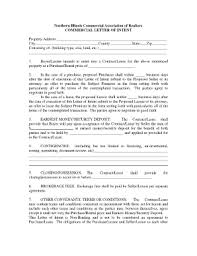 real estate letter of intent templates
