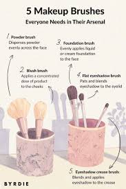 the 19 makeup brush types and how to