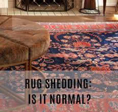 rug shedding is it normal catalina rug