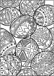 Oeuf de paques pics are great to personalize your world, share these animated pictures were created using the blingee free online photo editor. Oeufs Paques Et Motifs Paques Coloriages Difficiles Pour Adultes