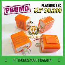 flasher led untuk motor model 2 pin