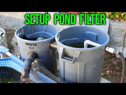 giant diy pond filter setup you