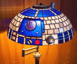 r2 d2 stained glass lampshade