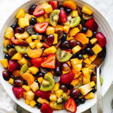 Pour the cooled sauce over the fruit. Classic Fruit Salad Downshiftology