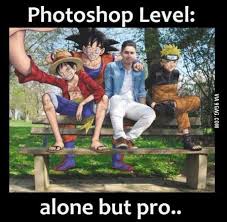 Whether you want to learn about photo scavenger hunts or gather sample clues, you've. Photoshop Level Alone But Pro Funny Photoshop Anime Funny Anime Memes Funny