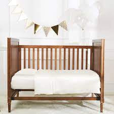 Ivory 100 Silk Crib Bedding Set Cot