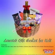orted chocolate gift basket for holi