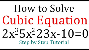 How To Solve Cubic Equation Easily By