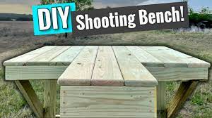 how to build a shooting bench easy