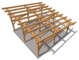 24x24 shed roof plan timber frame hq