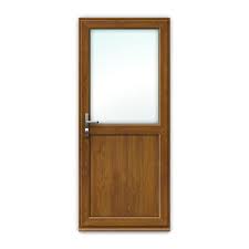 Half Glass Upvc Back Door Flying Doors