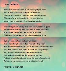 love letters poem by pacific hernandez