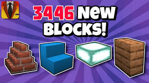 new blocks for mcpe bedrock