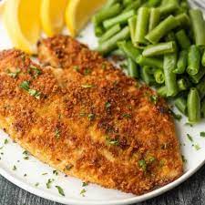 baked parmesan crusted tilapia baked