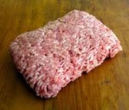 What does ground pork mean?