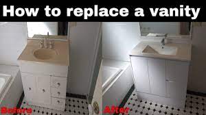 install bathroom vanity diy