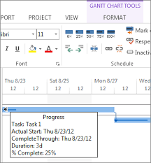 track percent complete for tasks