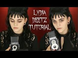 lydia deetz halloween makeup tutorial