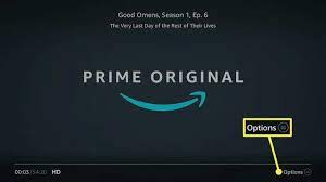 turn off subles on amazon prime video