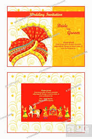 indian wedding invitation card vecteur