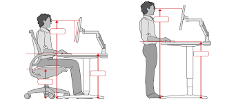 This is why you often see adjustable and ergonomic chairs all the time. Ergonomic Office Desk Chair And Keyboard Height Calculator Human Solution 14 5 Seat Heigh Ergonomic Office Standing Desk Ergonomics Ergonomic Desk Height