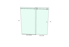 Frameless Shower Doors Panels Sliders
