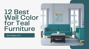 color wall goes with teal furniture