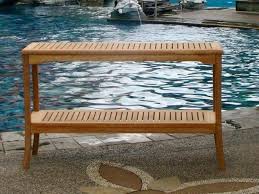 Console Table A Grd Teakwood Garden