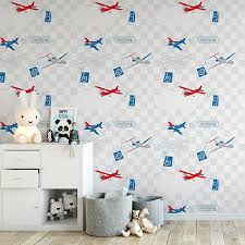 Next big idea in kids wallpaper for boys & girls rooms available. Airplane Wallpaper For Walls Wallpaper Collection