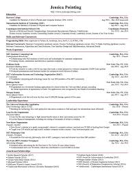 Sample College Student Resume PDF Free Download dtn info