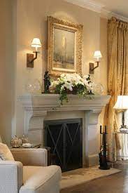 Bedroom Home Decor Fireplace Design